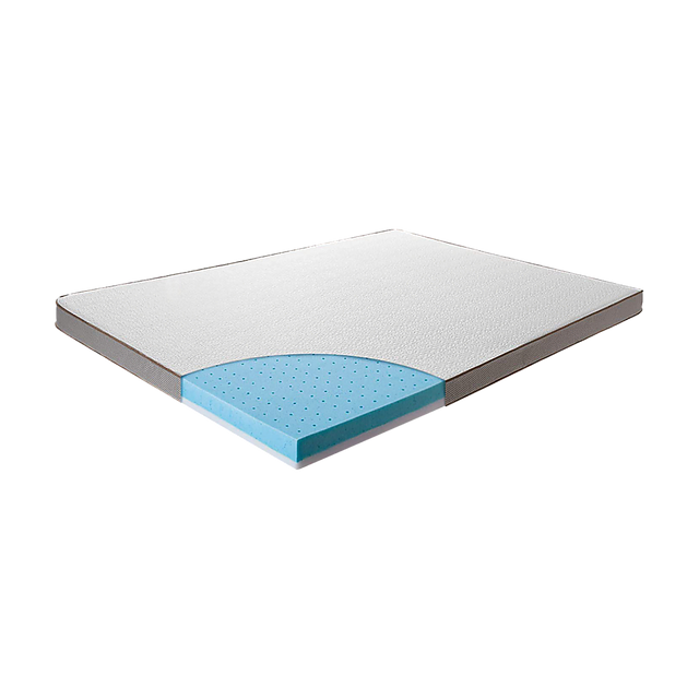 Cooling gel memory foam mattress topper, 7.5cm queen