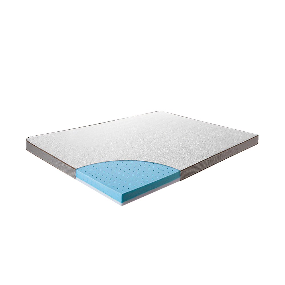 Cooling gel memory foam mattress topper, 7.5cm king