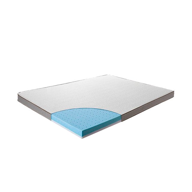 Cooling gel memory foam mattress topper, 7.5cm king