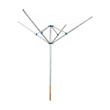 4 Arm Rotary Clothes Airer with 40m Line