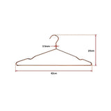 Rose Gold Metal Hangers Set of 60