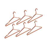 Rose Gold Metal Wire Coat Suit Hangers
