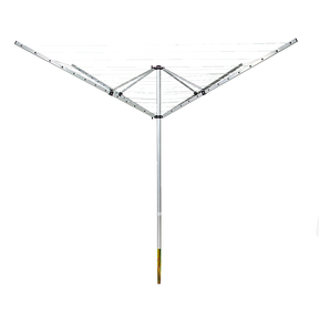 Jondaryan 4 arm rotary outdoor clothesline with 50m of line in a garden
