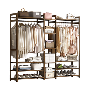 Caringbah portable bamboo clothes rack heavy duty reinforced
