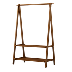 Iznatoraf bamboo clothes rack and coat stand