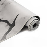 Marble polypropylene floor rug grey 200x300cm
