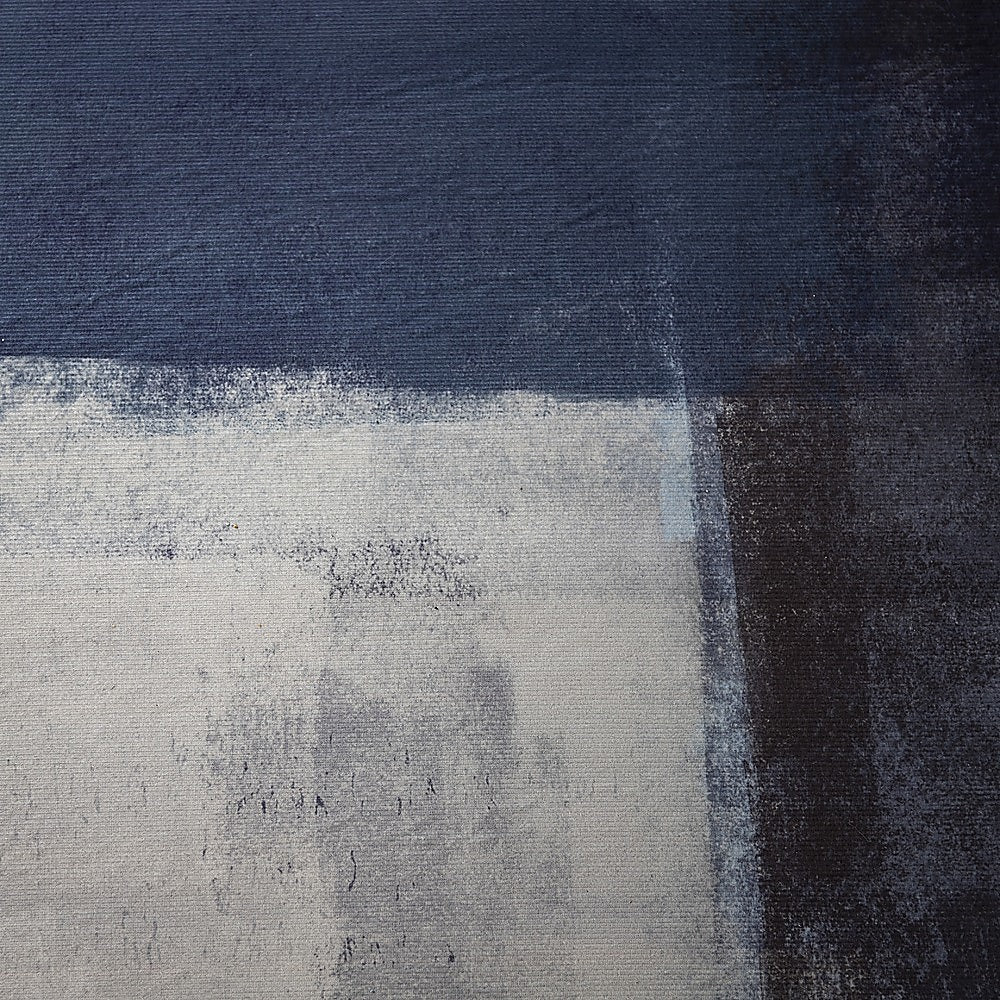 Abstract polypropylene floor rug blue 200x300cm