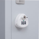 12-Door Steel Storage Locker with 3-Digit Combination Lock, Grey