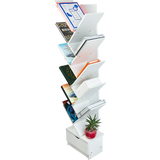 Tree Bookshelf Bookcase - 12-Tier Display Unit