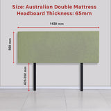 Anglers Reach Panel Bed Head, Olive Green Double image 6