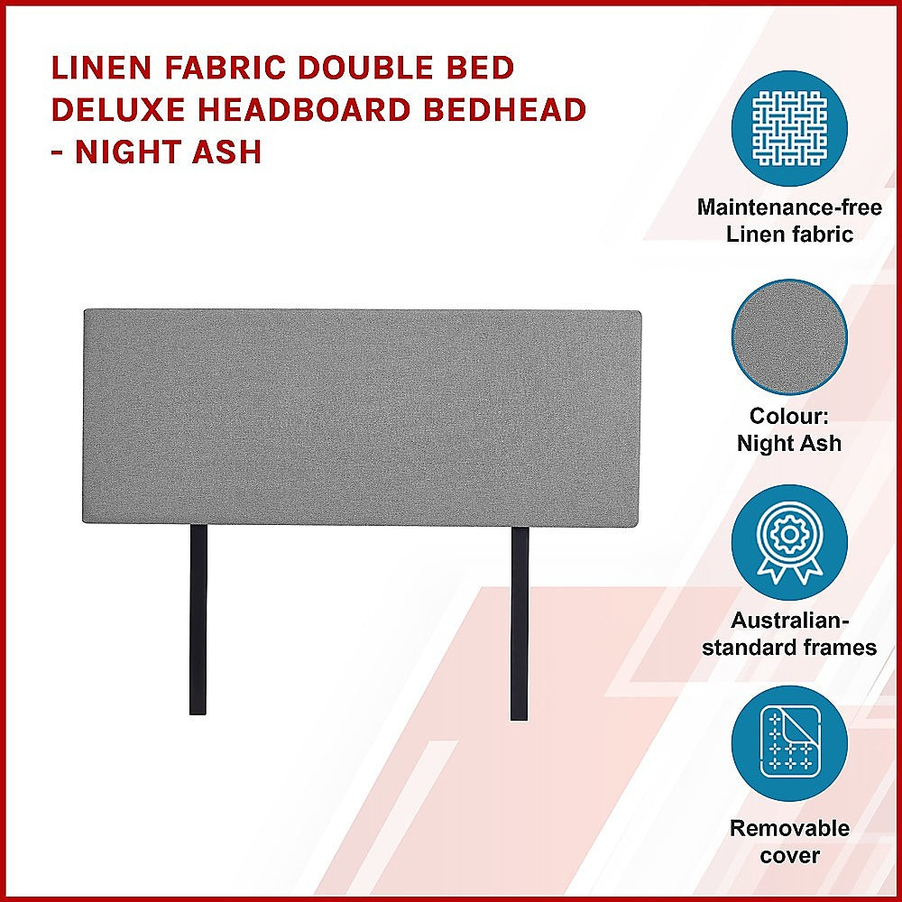 Anglers Reach Panel Bed Head, Night Ash Double image 4