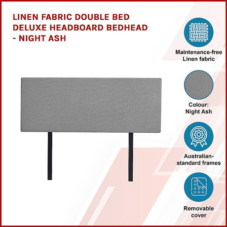 Anglers Reach Panel Bed Head, Night Ash Double image 4