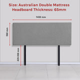 Anglers Reach Panel Bed Head, Night Ash Double image 6