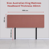 Anglers Reach Panel Bed Head, Pearl Copper Brown King