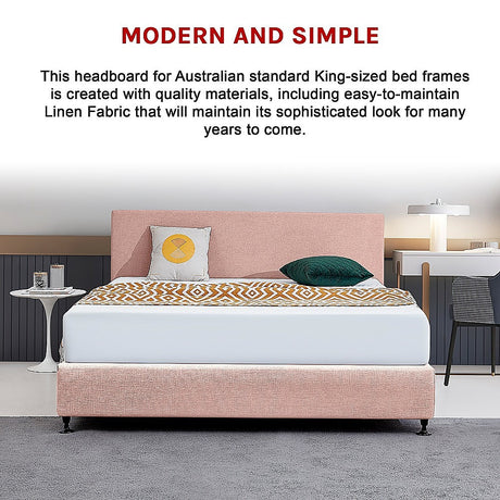 Anglers Reach Panel Bed Head, Pale Pink King