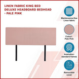 Anglers Reach Panel Bed Head, Pale Pink King
