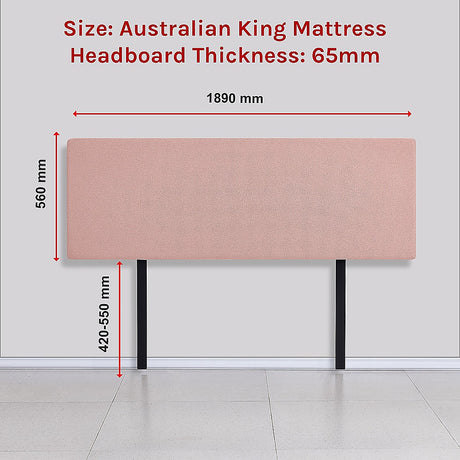 Anglers Reach Panel Bed Head, Pale Pink King