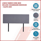 Anglers Reach Panel Bed Head, Slate Ash King