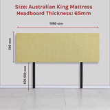 Anglers Reach Panel Bed Head, Sulfur Yellow King