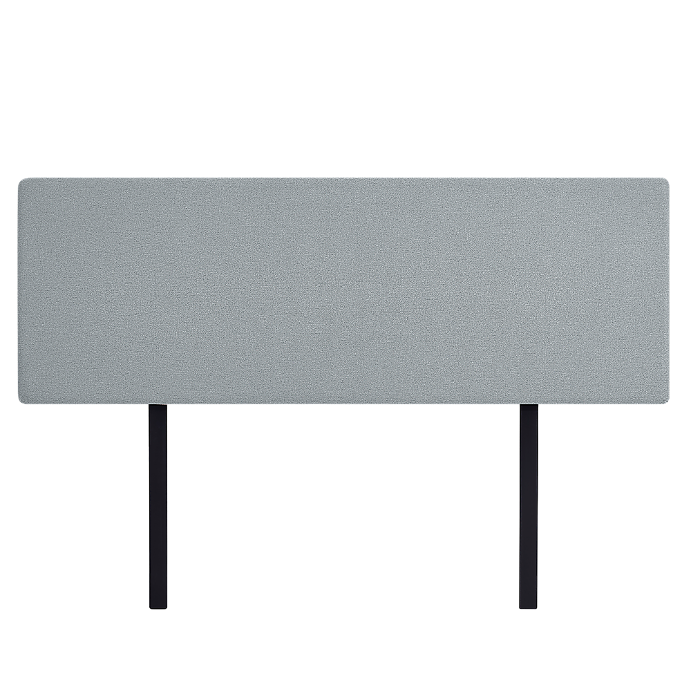 Braemar Bay Curved Bed Head, Stone Grey King