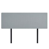 Braemar Bay Curved Bed Head, Stone Grey King