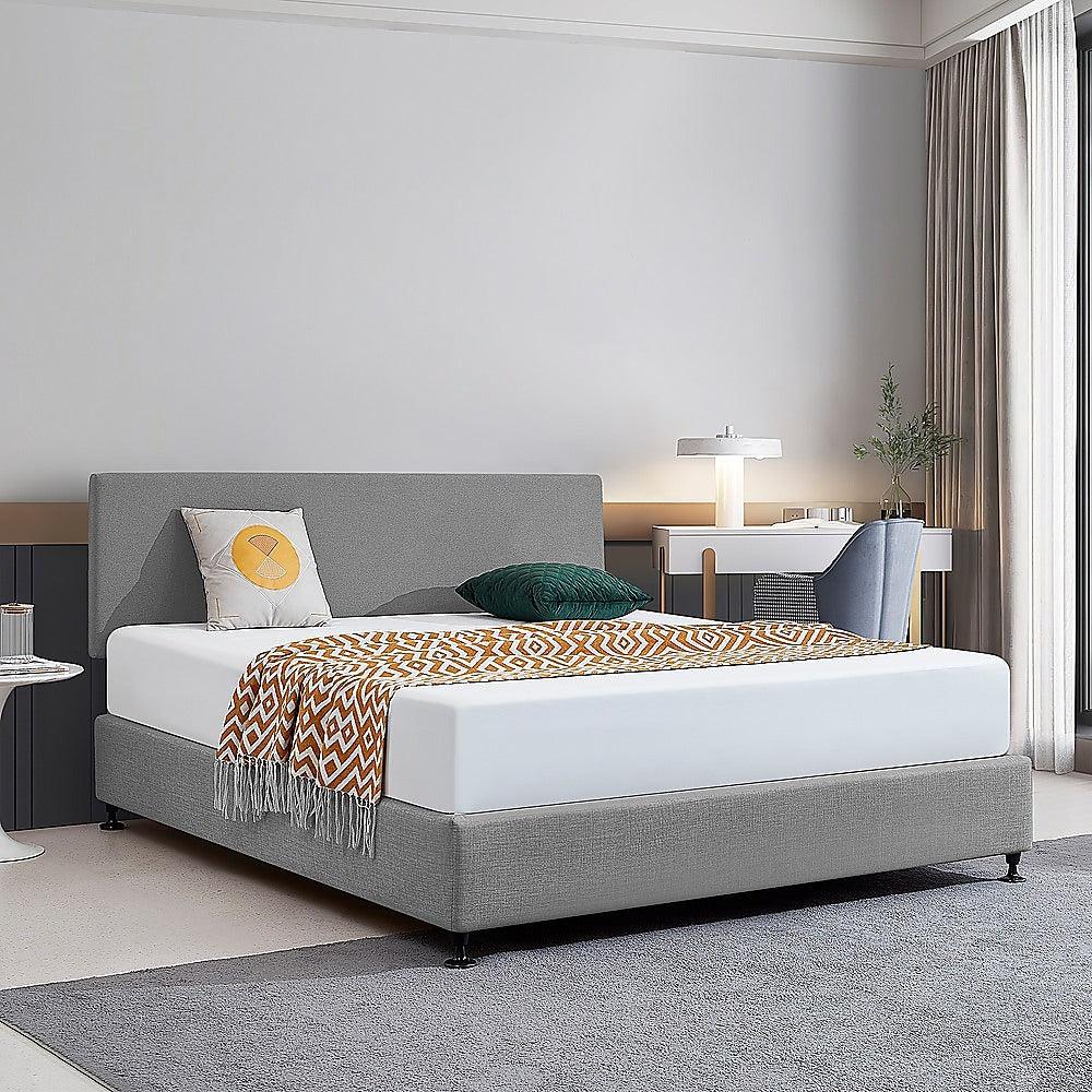 Braemar Bay Curved Bed Head, Night Ash King