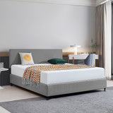 Braemar Bay Curved Bed Head, Night Ash King