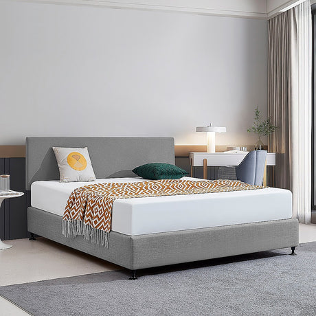 Braemar Bay Curved Bed Head, Night Ash King