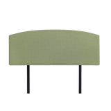 Braemar Bay Curved Bed Head, Olive Green Double