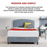 Braemar Bay Curved Bed Head, Berlin Blue Double
