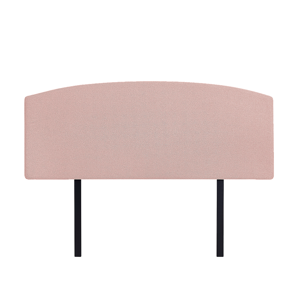 Braemar Bay Curved Bed Head, Pale Pink Queen
