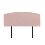 Braemar Bay Curved Bed Head, Pale Pink Queen