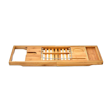 Bath caddy closed at 70 cm wide before extending