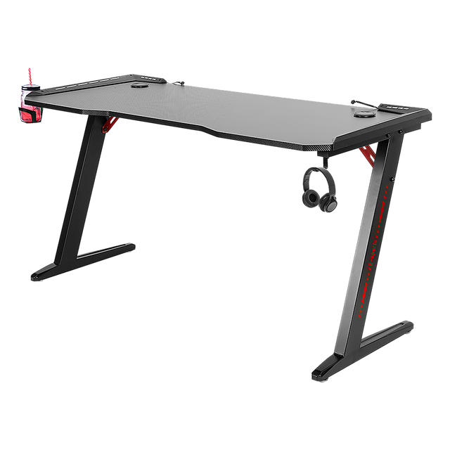 LED Gaming Desk with RGB Lighting