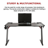LED Gaming Desk with RGB Lighting