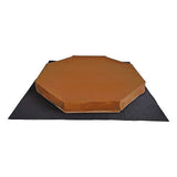 Wooden octagonal sandpit with bench seats