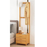 Wallington Wooden Hall Stand with Drawer, Natural Wood