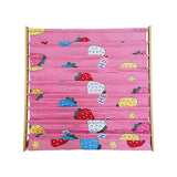 Children's Bookshelf and Magazine Rack — 8-Layer Bamboo and Cloth, Natural — Allure Home Collections