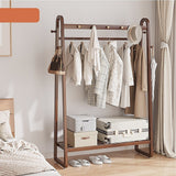 Montefrio Bamboo Clothes Rack, 160 x 100cm, Dark Wood