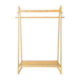 Montefrio Bamboo Clothes Rack, 160 x 100cm, Natural Wood