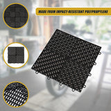 Bracciano Vented Garage Floor Tiles, 30x30cm, 50pcs