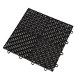 Bracciano vented polypropylene garage floor tiles with diamond pattern surface
