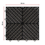 Bracciano Vented Garage Floor Tiles, 30x30cm, 50pcs