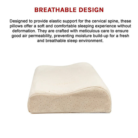 Pure Natural Latex Cervical Support Pillow