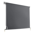 Retractable Straight Drop Roll Down Awning Garden Patio Screen 3.0X2.5M