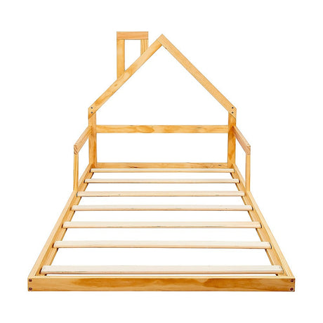 Maiori Single Bed Frame, Natural