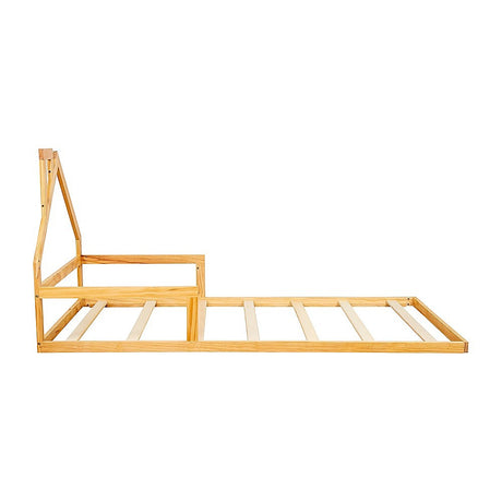Maiori Single Bed Frame, Natural