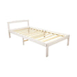 Vietri Natural Single bed frame in a modern bedroom