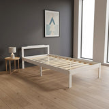 Vietri Single Bed Frame, Natural