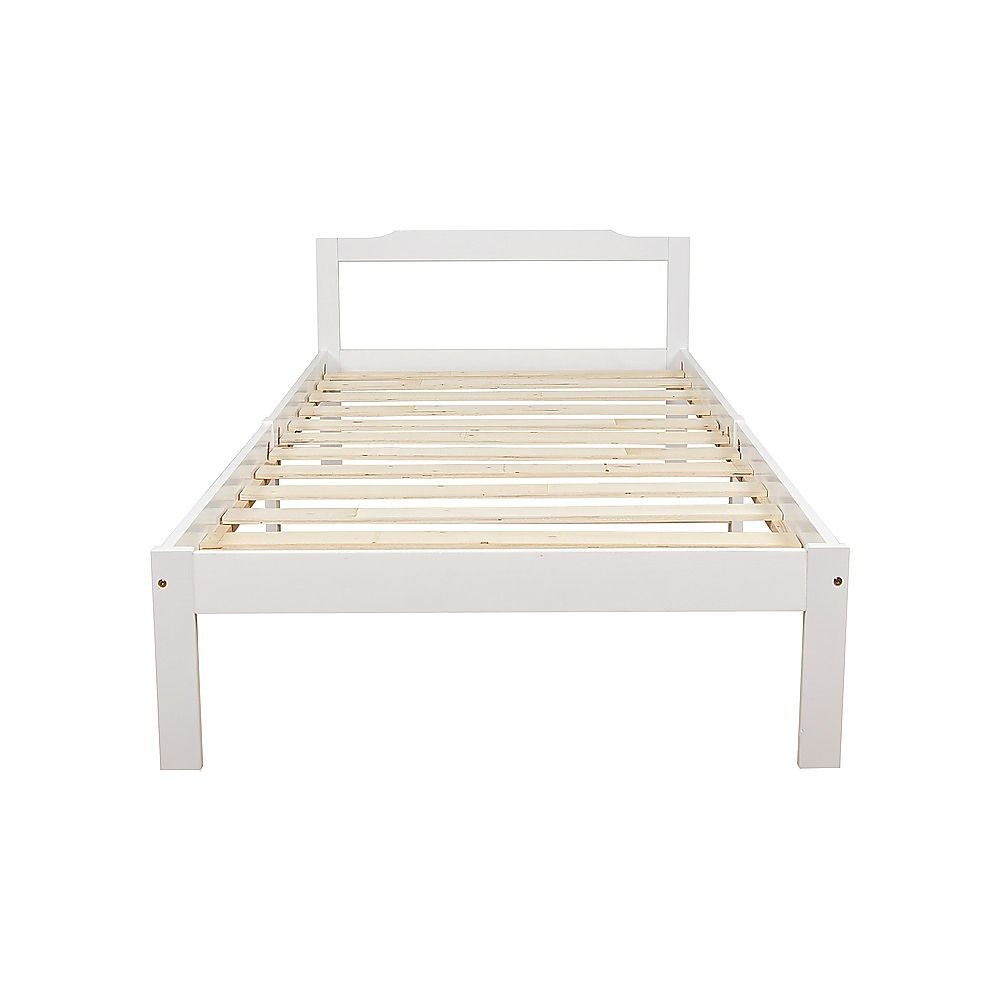 Vietri Single Bed Frame, Natural